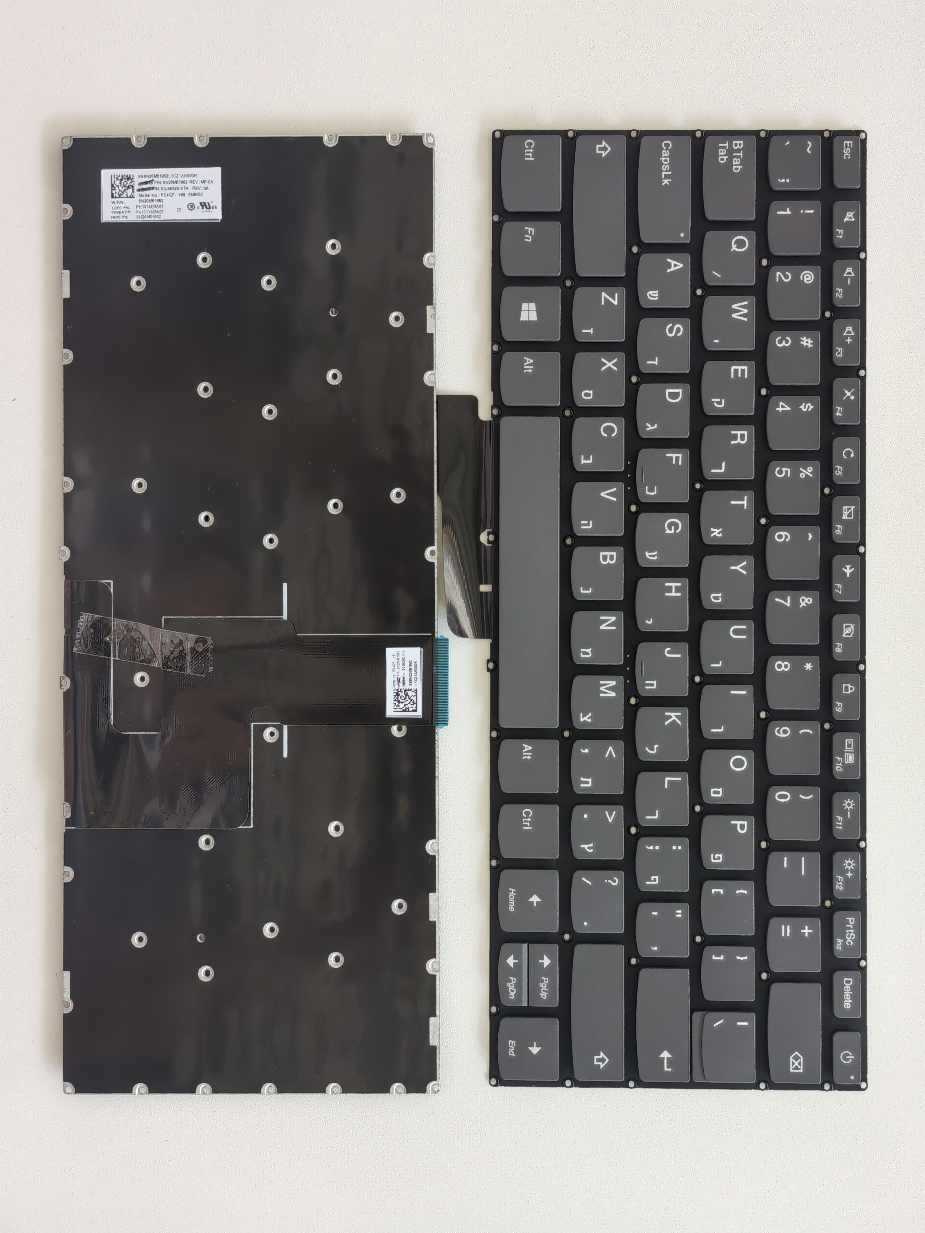 Picture of New Replacement Laptop Keyboard For LENOVO 320-14 with switch Grey Other Language Layout